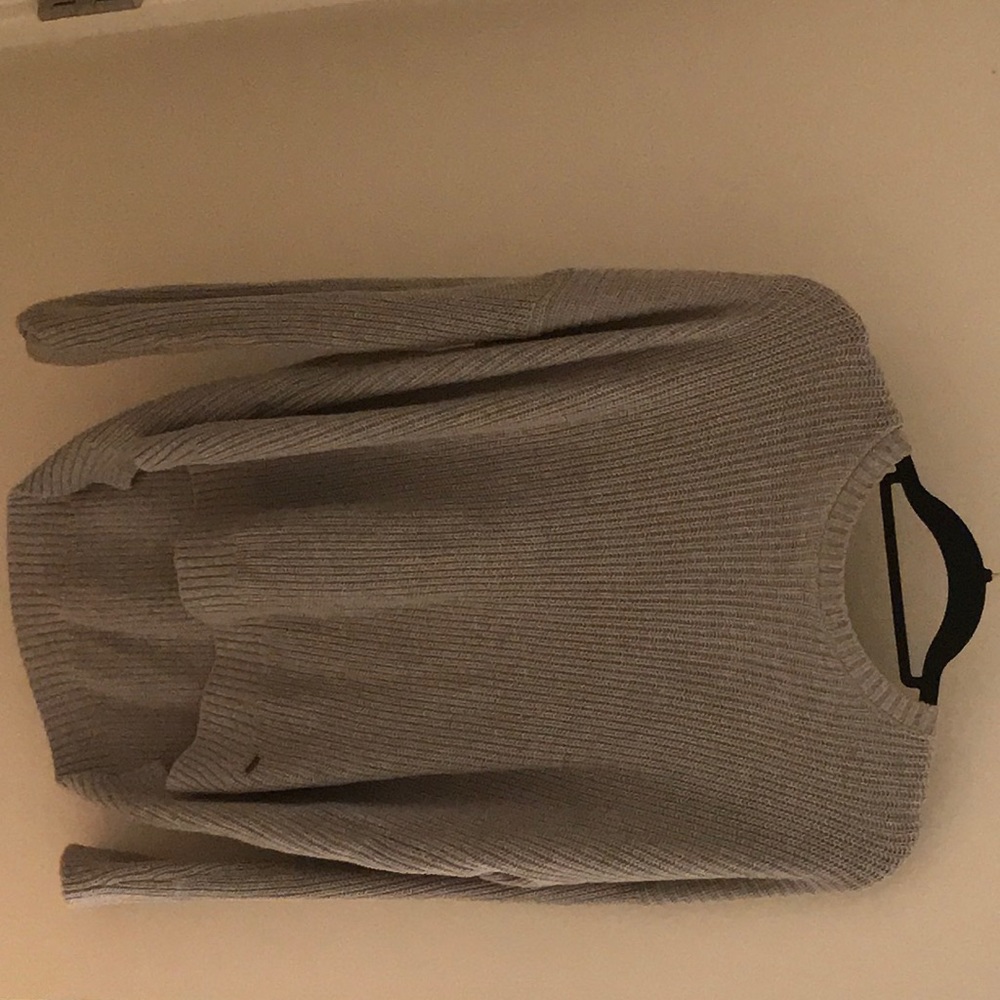 Gray sweater
